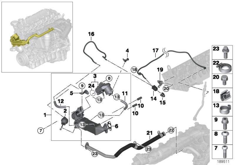 BMW 11717810871 - Valvola ricircolo gas scarico-EGR www.autoricambi360.it