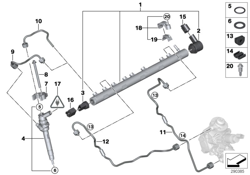 BMW 13537800602 - Sensore, Pressione carburante www.autoricambi360.it