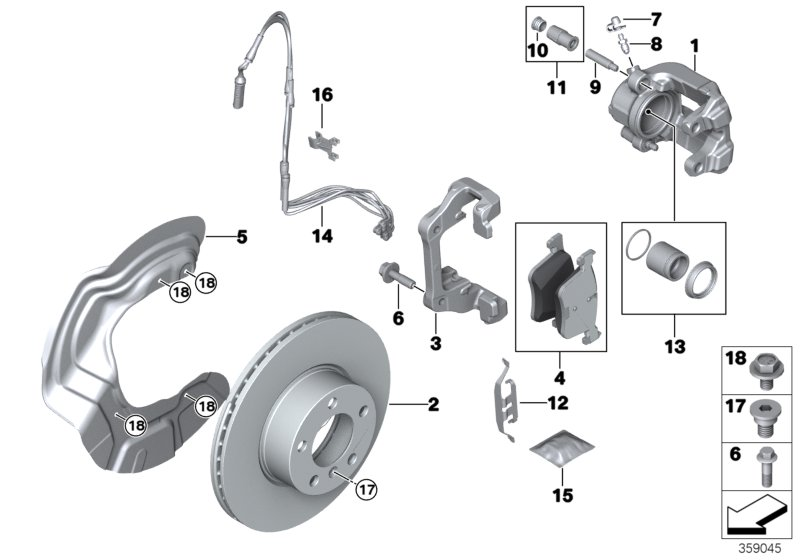 BMW 34 11 68 54 997 - Discofreno www.autoricambi360.it