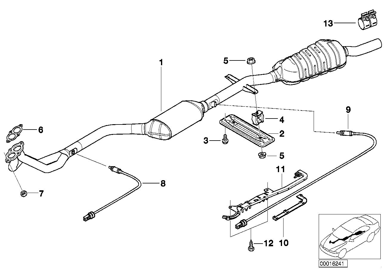 BMW 11 78 1 739 845 - Sonda lambda www.autoricambi360.it