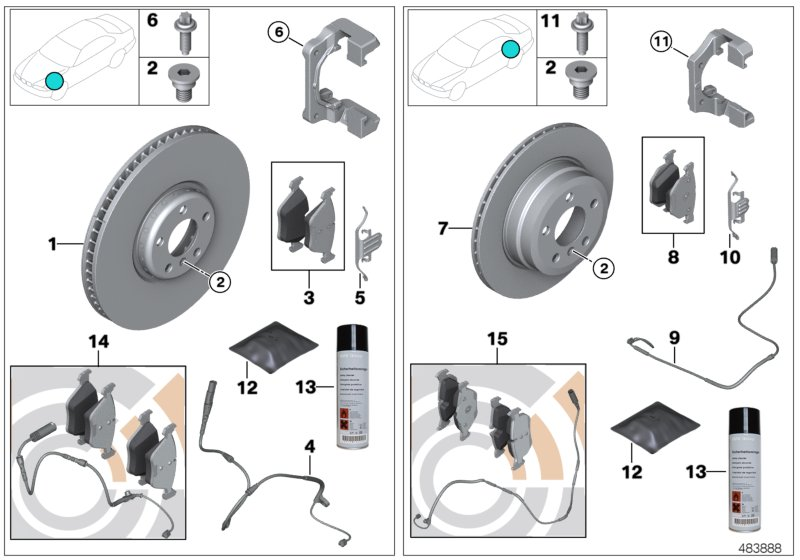 Cifam 822-773-6 - Kit pastiglie freno, Freno a disco www.autoricambi360.it