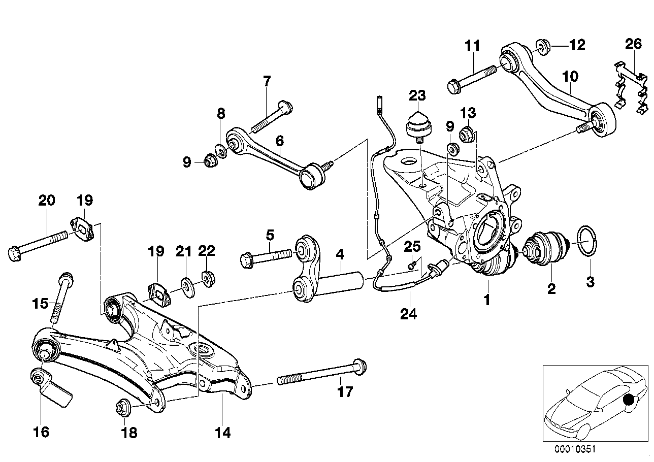 BMW 33322348886 - Asta / Puntone, Stabilizzatore www.autoricambi360.it