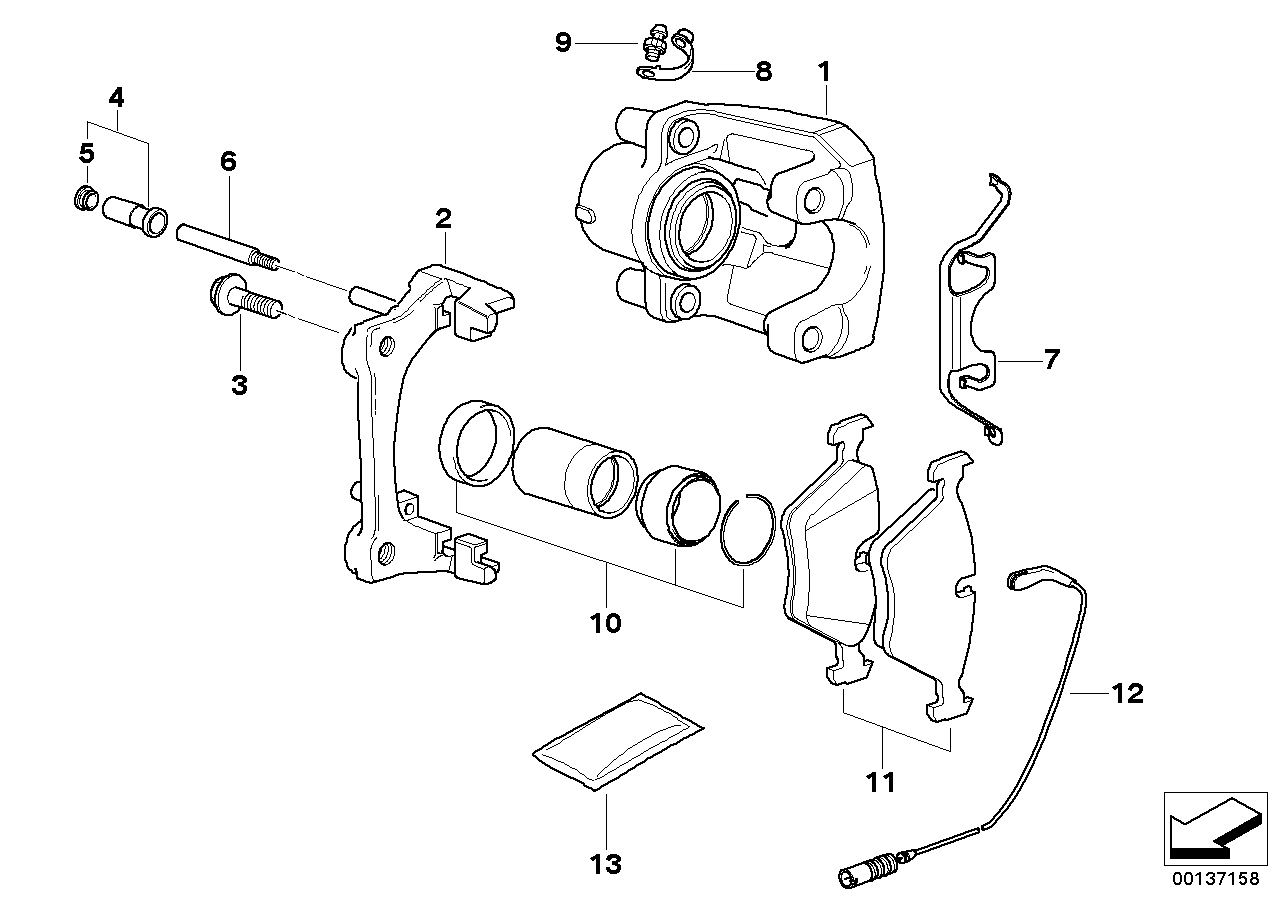 BMW 34 21 6 774 692 - Kit pastiglie freno, Freno a disco www.autoricambi360.it