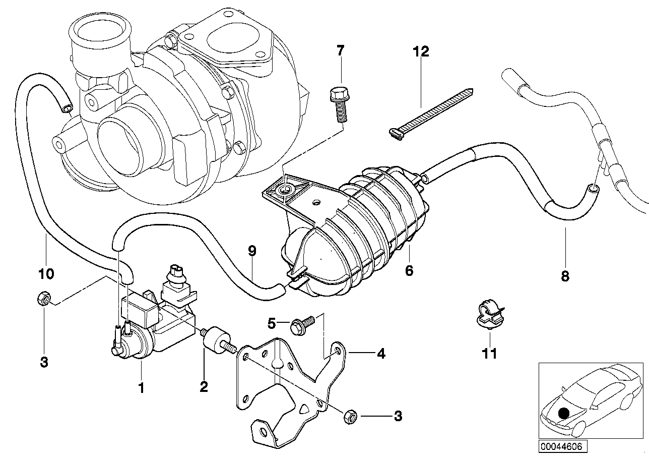Pierburg 7.22796.01.0 - Convertitore pressione, Controllo gas scarico www.autoricambi360.it