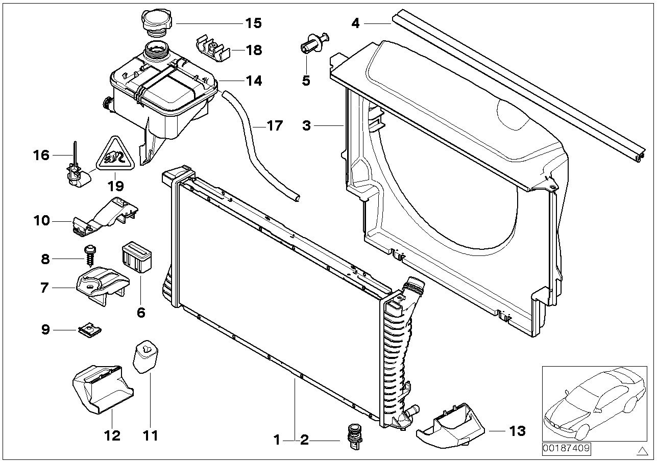 BMW 17137639023 - Tappo, serbatoio refrigerante www.autoricambi360.it