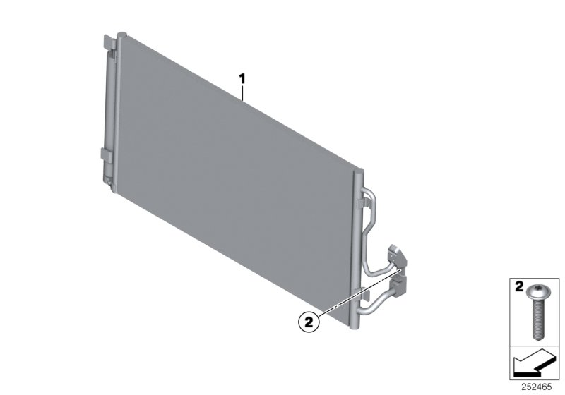 BMW 64509335364 - Condensatore, Climatizzatore www.autoricambi360.it