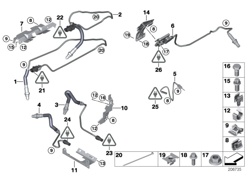 BMW 11787545075 - Sonda lambda www.autoricambi360.it