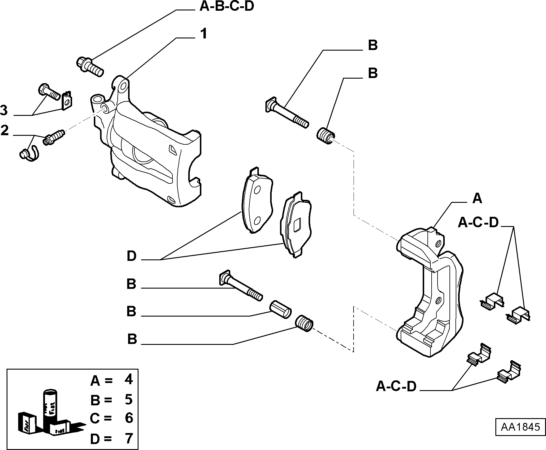 FCA 77365026 - Kit pastiglie freno, Freno a disco www.autoricambi360.it