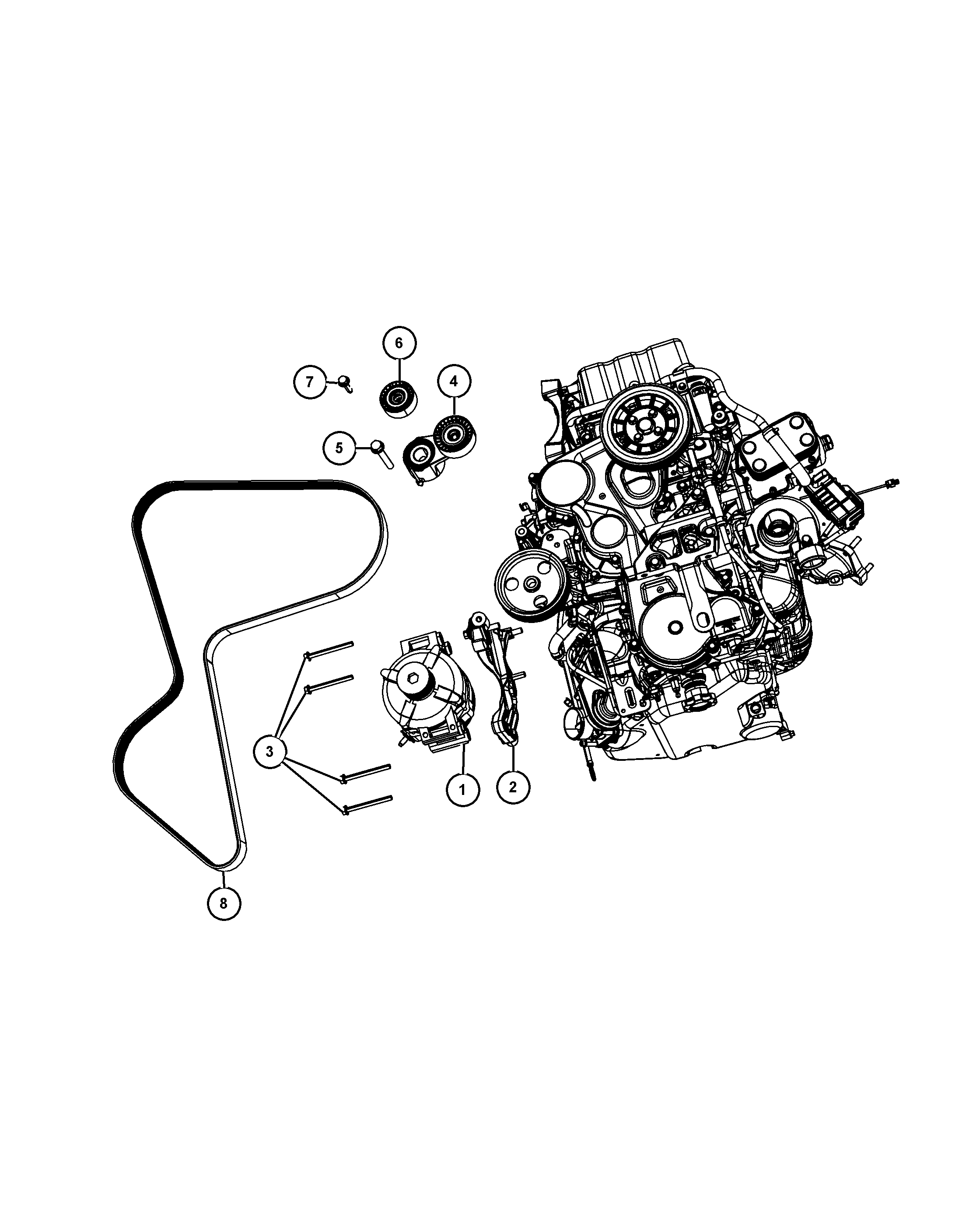 FCA 4593 823AA - Cinghia Poly-V www.autoricambi360.it