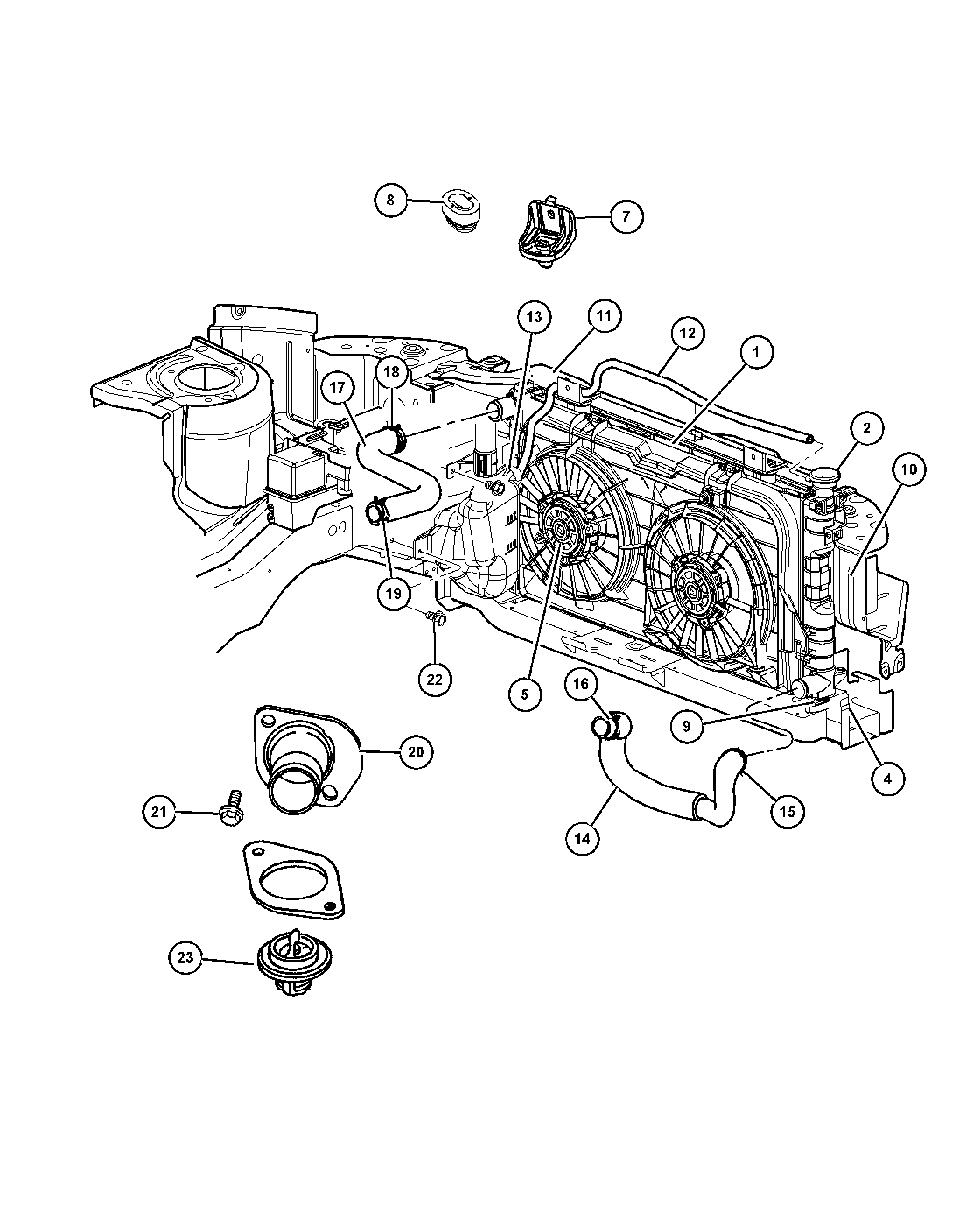 FCA 4666 140AA - Termostato, Refrigerante www.autoricambi360.it