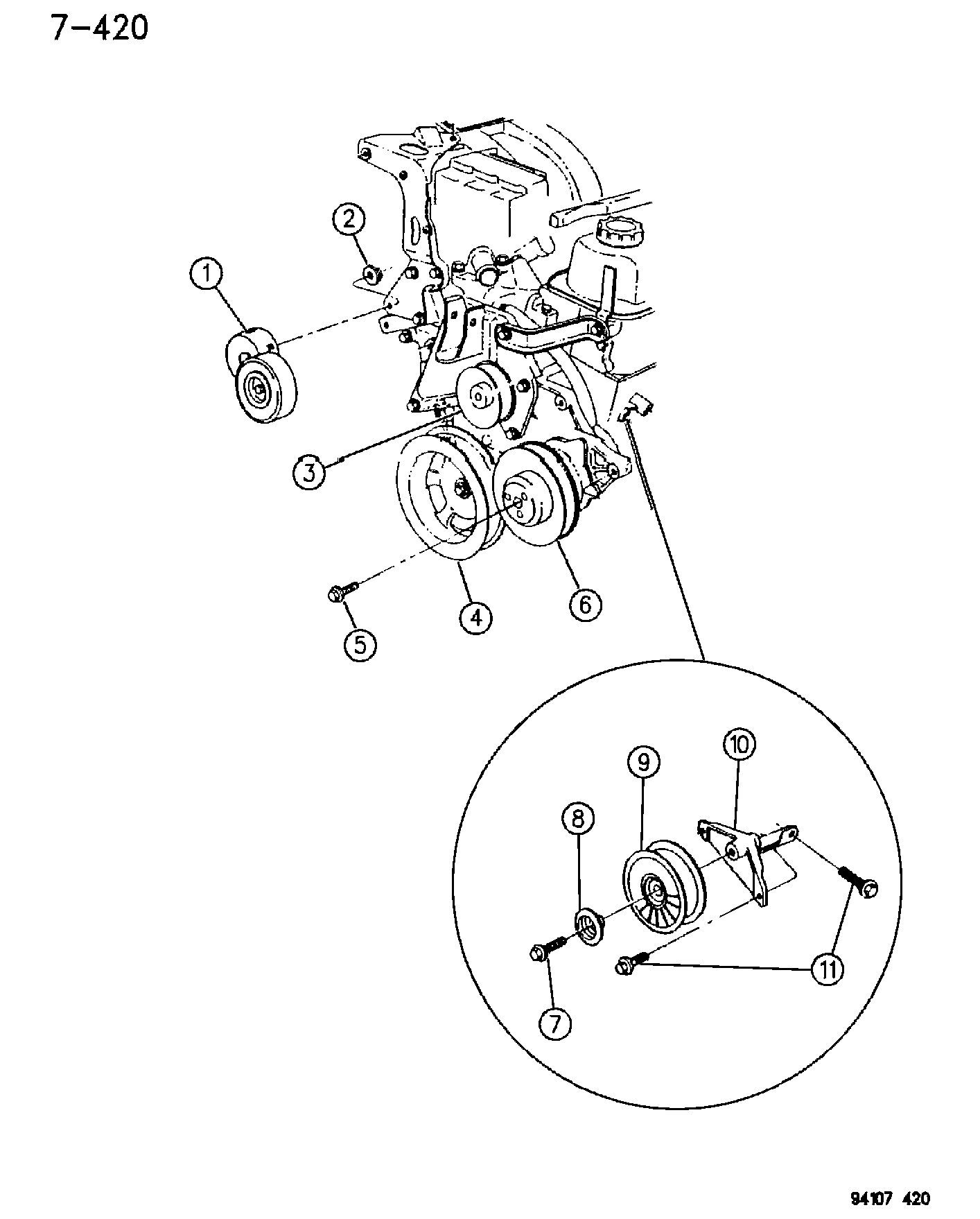FCA 453 6173 - Galoppino / Guidacinghia, Cinghia Poly-V www.autoricambi360.it