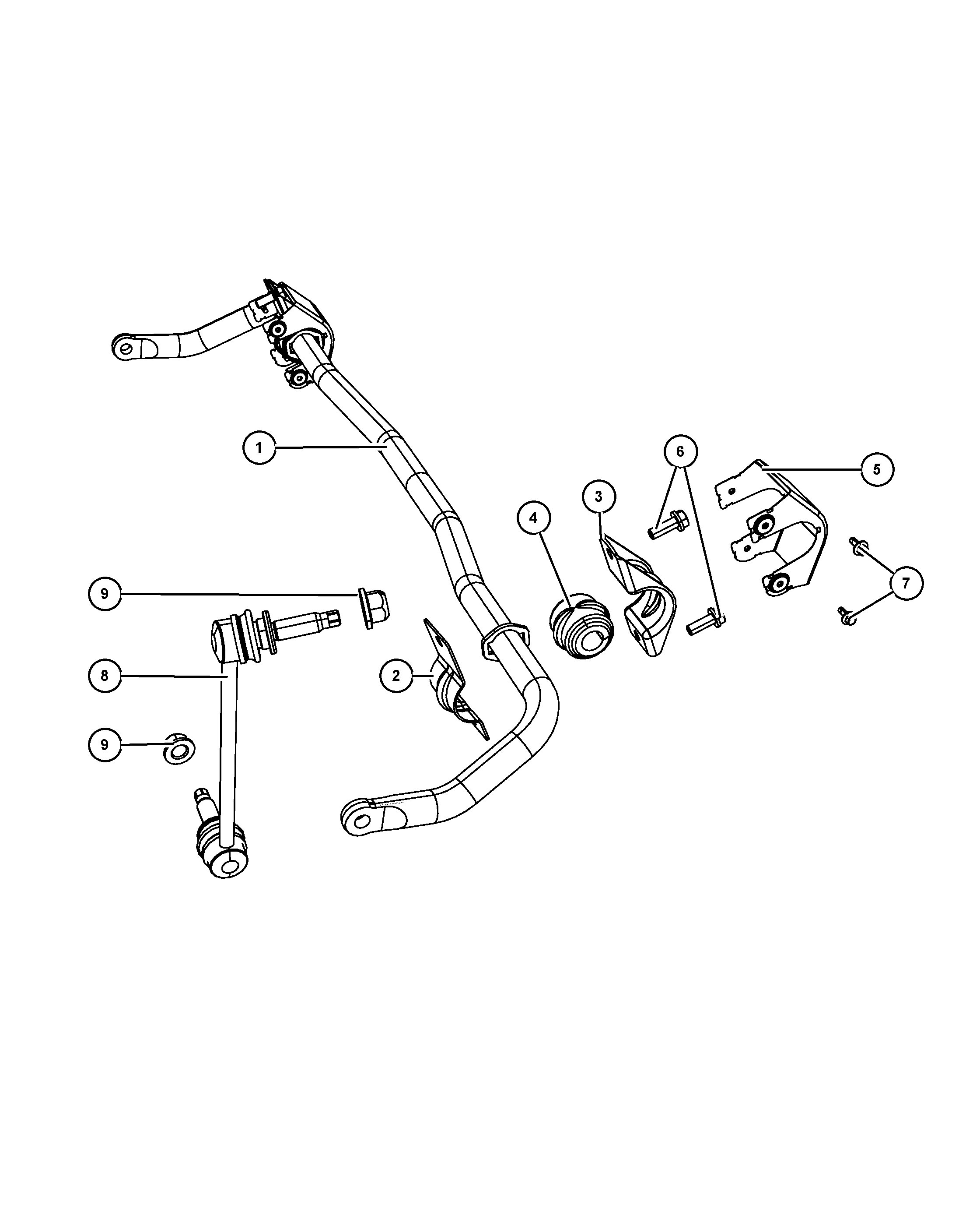FCA 4895 482AB - Asta / Puntone, Stabilizzatore www.autoricambi360.it