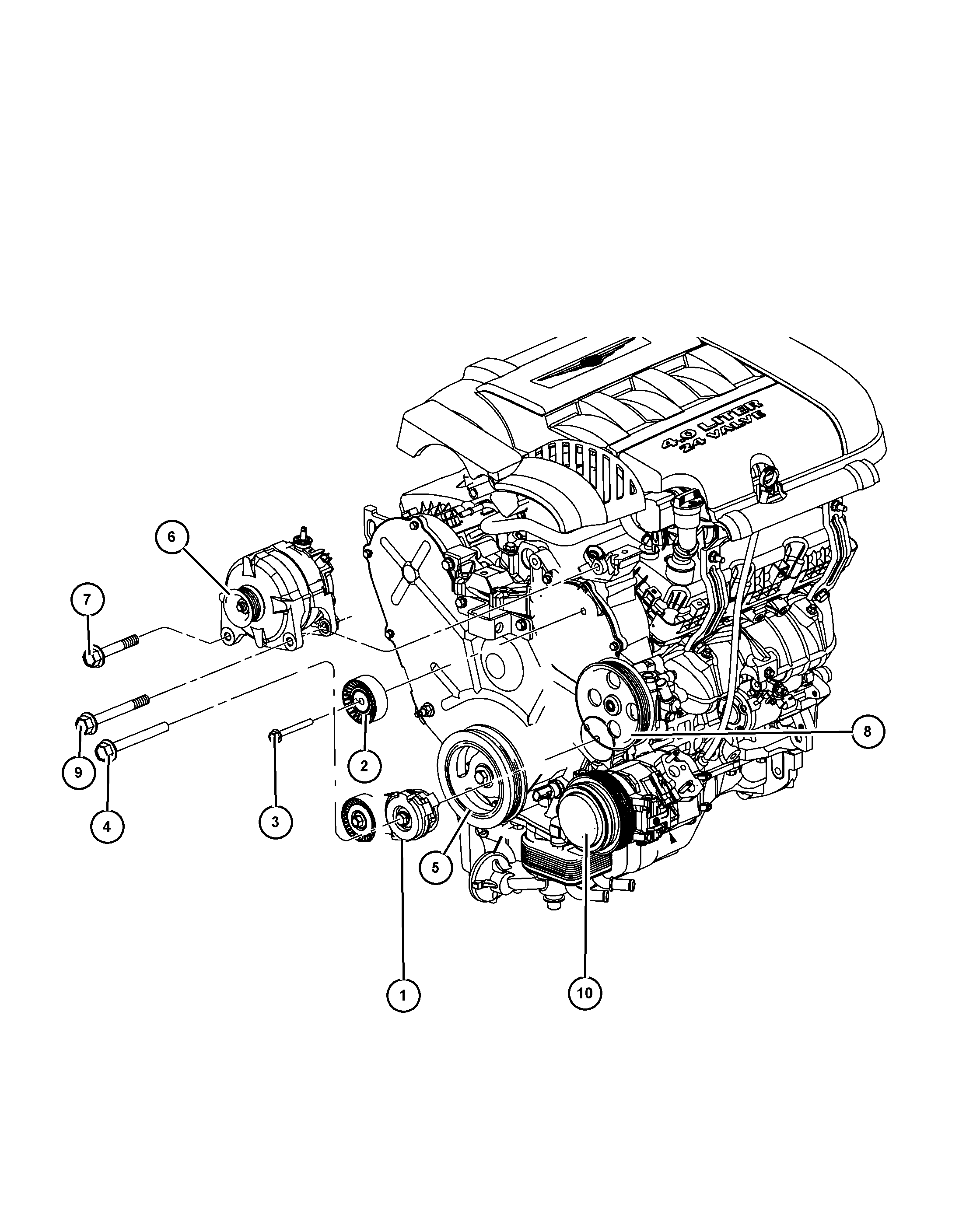 FCA 4891 720AA - Galoppino / Guidacinghia, Cinghia Poly-V www.autoricambi360.it