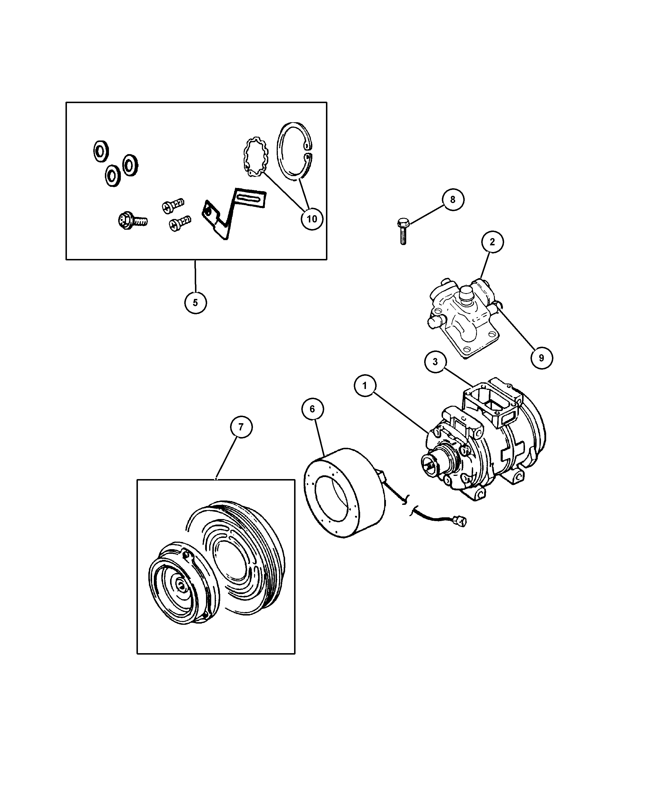 FCA 4677 156AB - Compressore, Climatizzatore www.autoricambi360.it