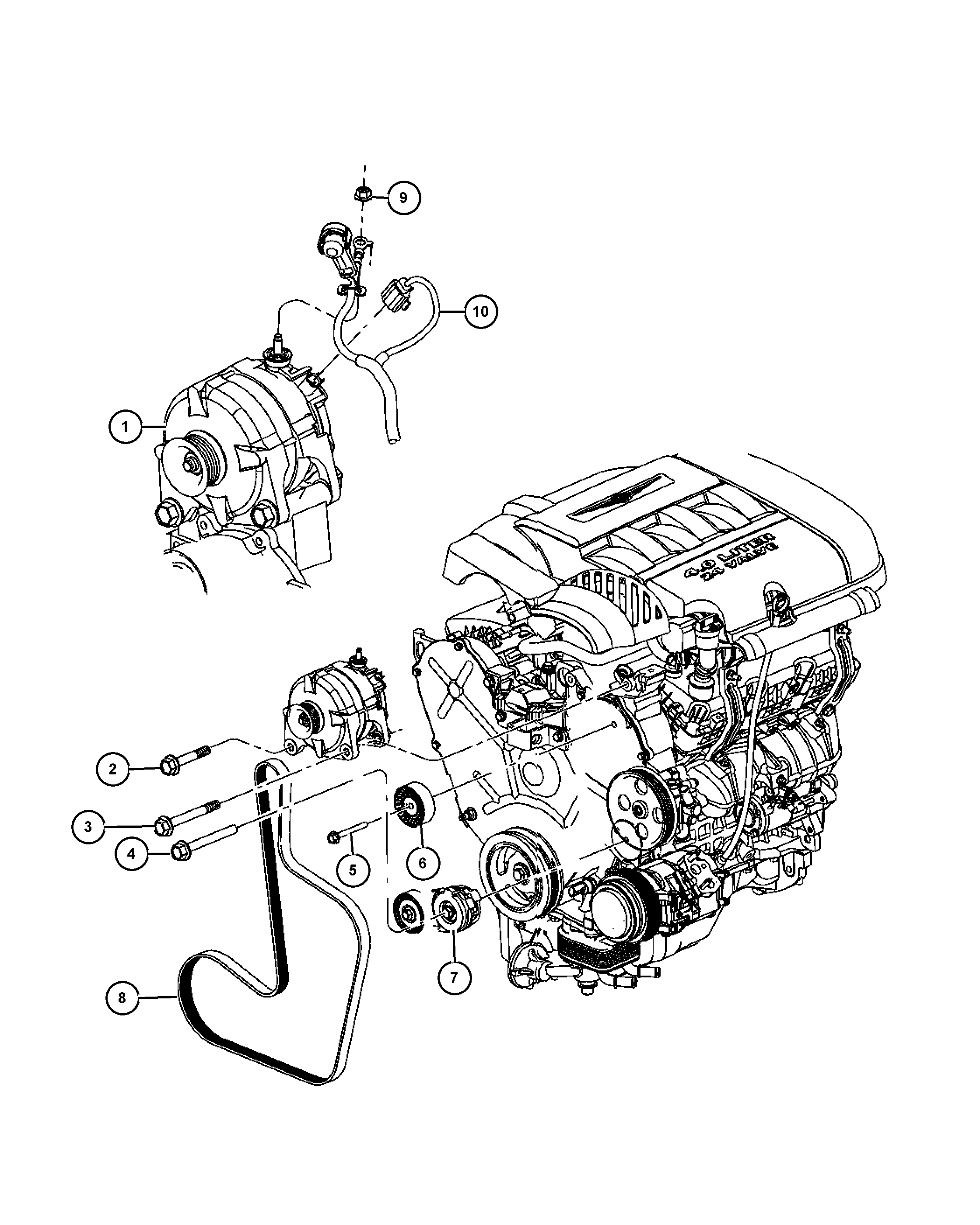 FCA 4891 875AA - Cinghia Poly-V www.autoricambi360.it