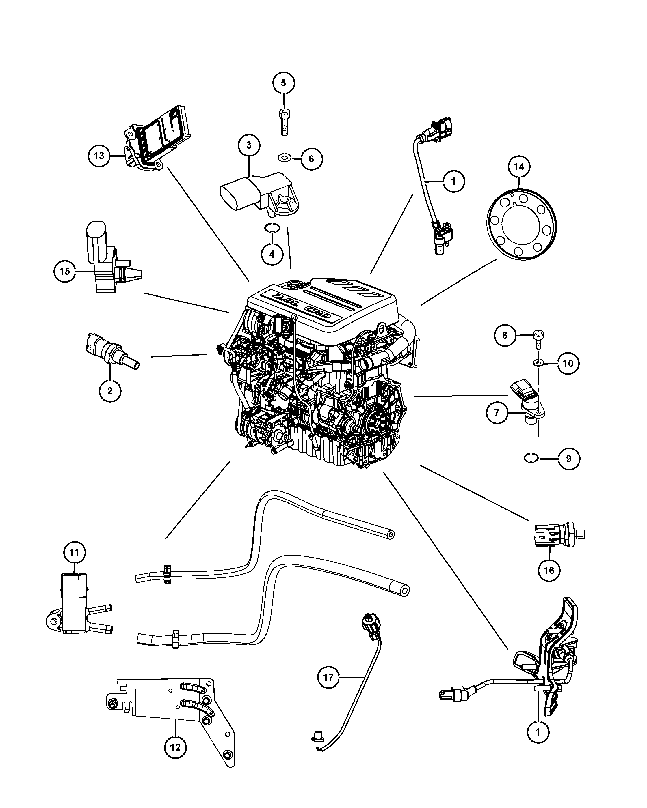 FCA 5066 779AA - Sensore, Temperatura refrigerante www.autoricambi360.it