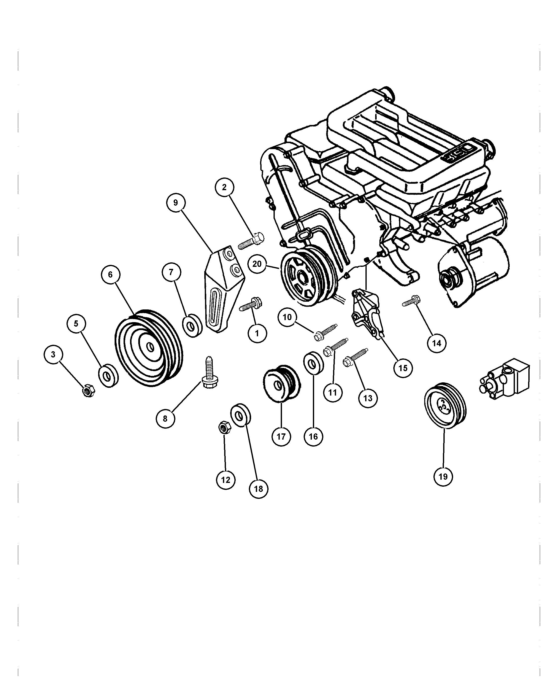 FCA 4663 534 - Galoppino / Guidacinghia, Cinghia trapezoidale www.autoricambi360.it