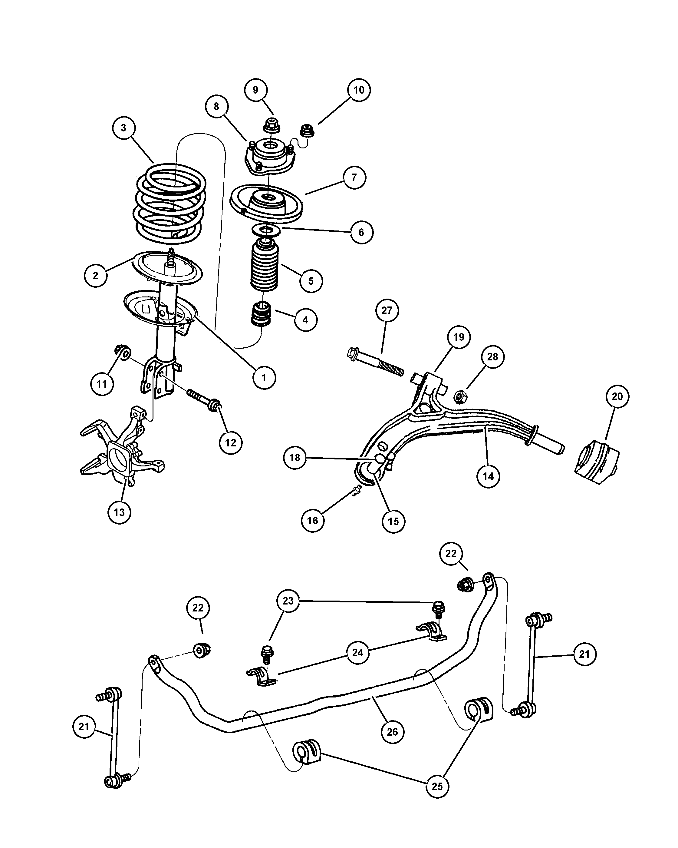 FCA 4743 454AA - Asta / Puntone, Stabilizzatore www.autoricambi360.it