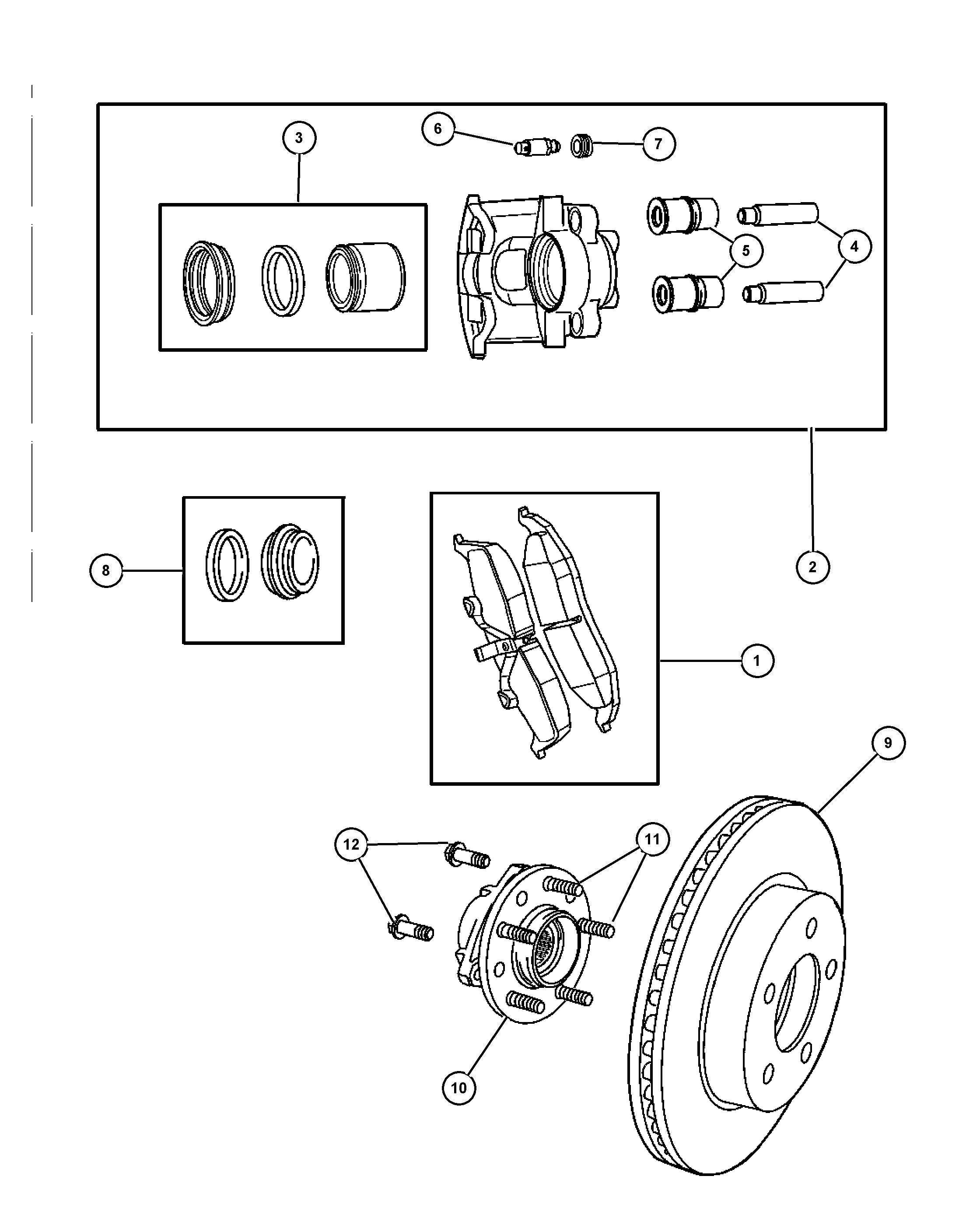 FCA 5071 948AA - Kit pastiglie freno, Freno a disco www.autoricambi360.it