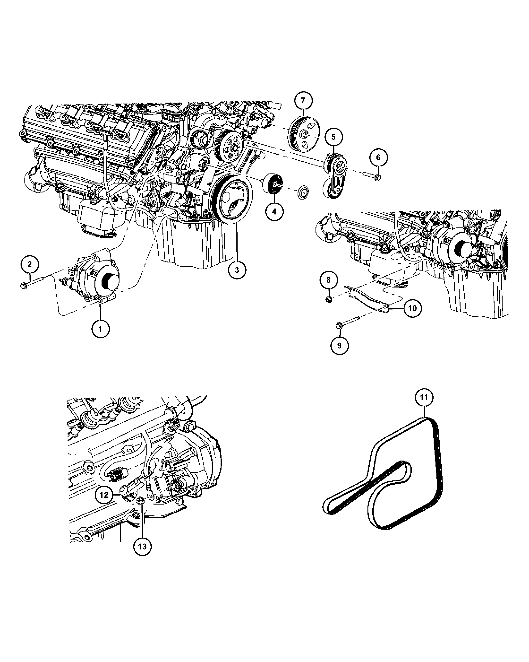 FCA 5037 542AA - Cinghia Poly-V www.autoricambi360.it