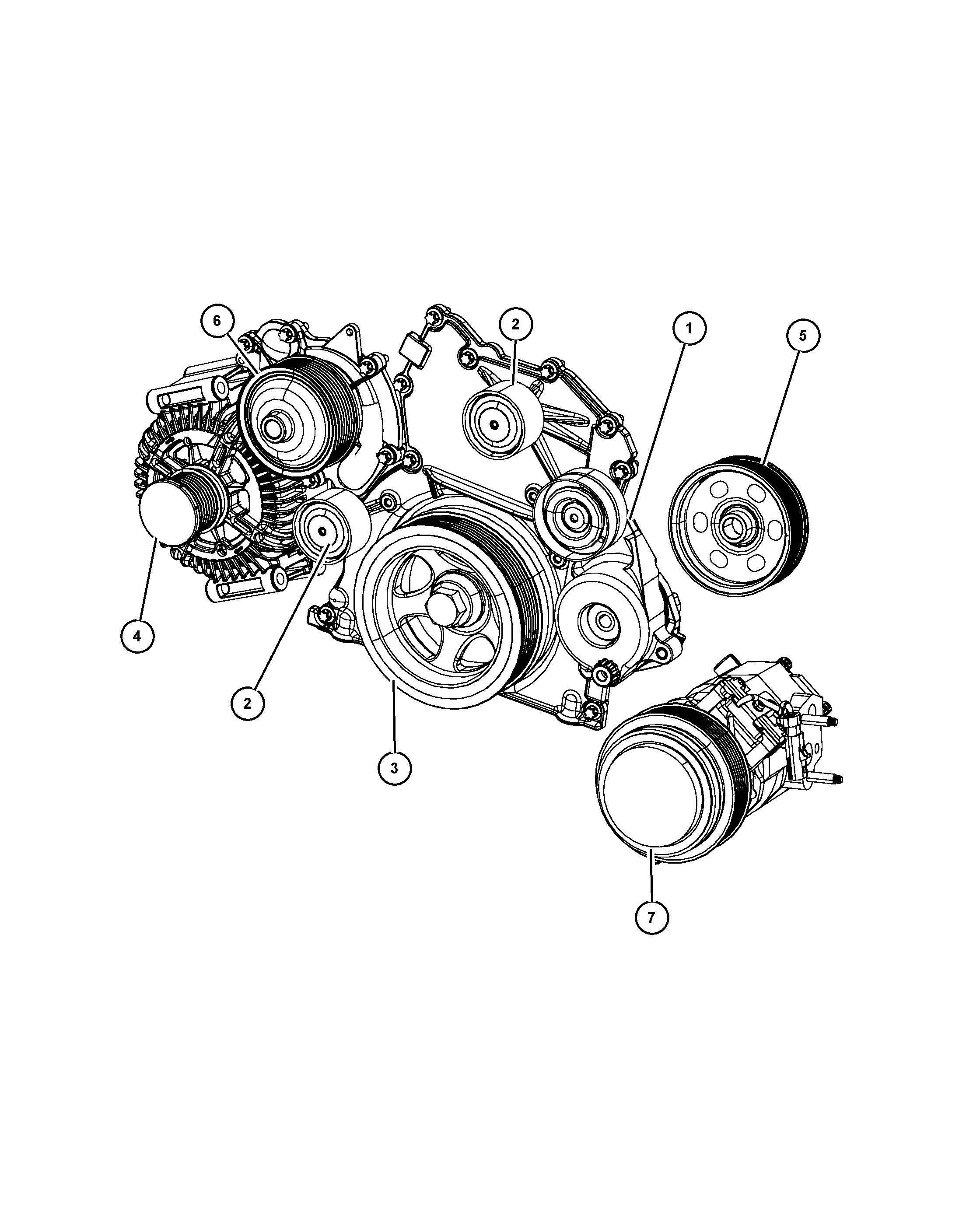 FCA 5175 811AA - Puleggia cinghia, Alternatore www.autoricambi360.it