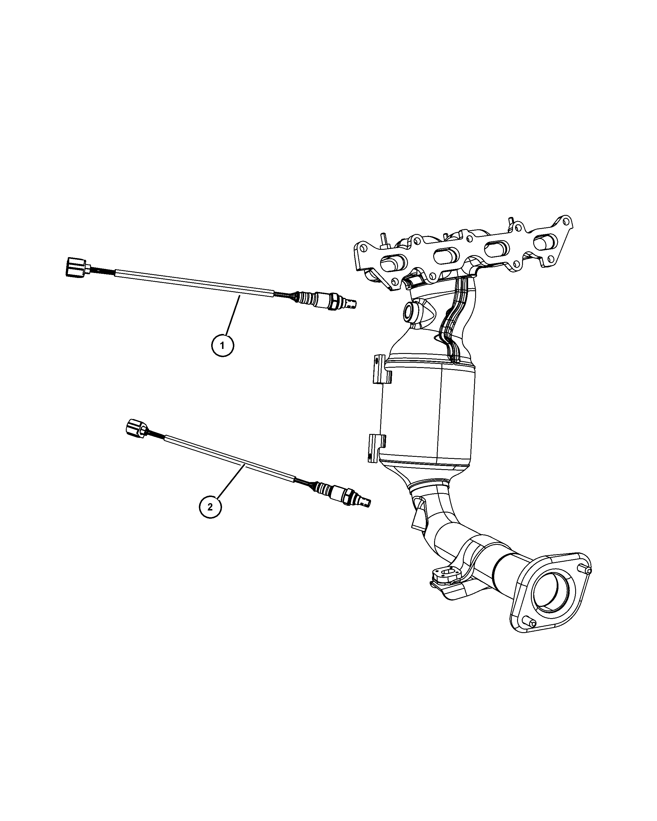 FCA 68070 689AA - Sonda lambda www.autoricambi360.it