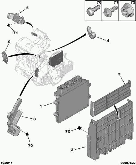 PSA 1338 A6 - Sensore, Temperatura refrigerante www.autoricambi360.it