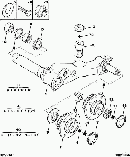 PSA 3748.37 - Kit cuscinetto ruota www.autoricambi360.it