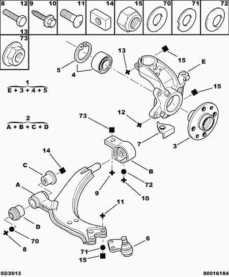 PSA 3640.50 - Giunto di supporto / guida www.autoricambi360.it