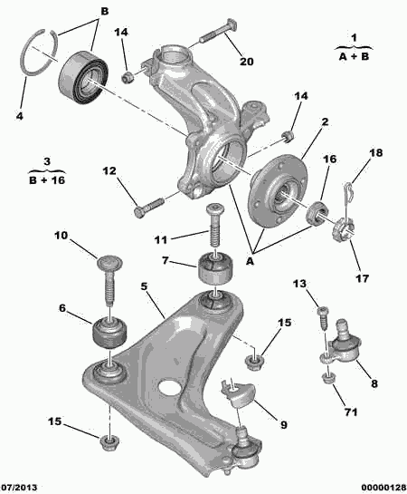 PSA 3350 84 - Kit cuscinetto ruota www.autoricambi360.it