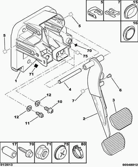 PSA 4534.37 - Interruttore luce freno www.autoricambi360.it