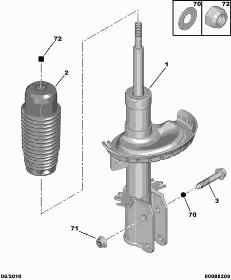 PSA 5202 WW - Ammortizzatore www.autoricambi360.it