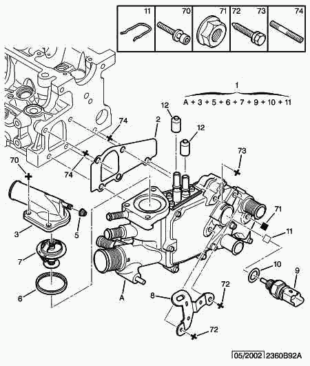 PSA 1336 W7 - Condotto del refrigerante www.autoricambi360.it