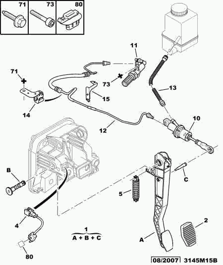 PSA 2189 20 - Innesto, Comando disinnesto frizione www.autoricambi360.it