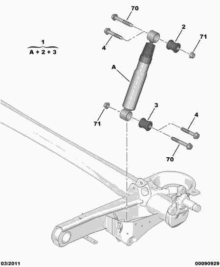 PSA 5206-SV - Ammortizzatore www.autoricambi360.it