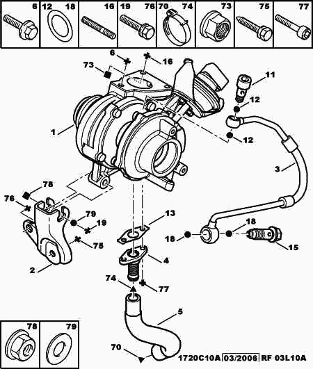 PSA 0375 L4 - Turbocompressore, Sovralimentazione www.autoricambi360.it