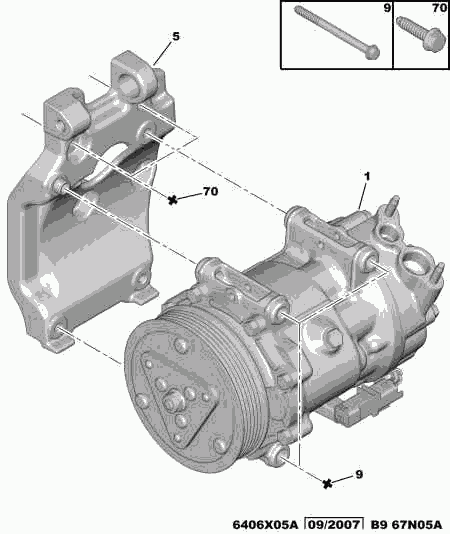 PSA 6453.WN - Compressore, Climatizzatore www.autoricambi360.it