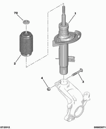 PSA 5202.GY - Ammortizzatore www.autoricambi360.it