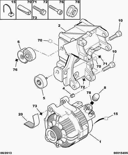 PSA 5705 AL - Alternatore www.autoricambi360.it