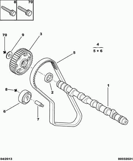 PSA 0829.29 - Rullo tenditore, Cinghia dentata www.autoricambi360.it