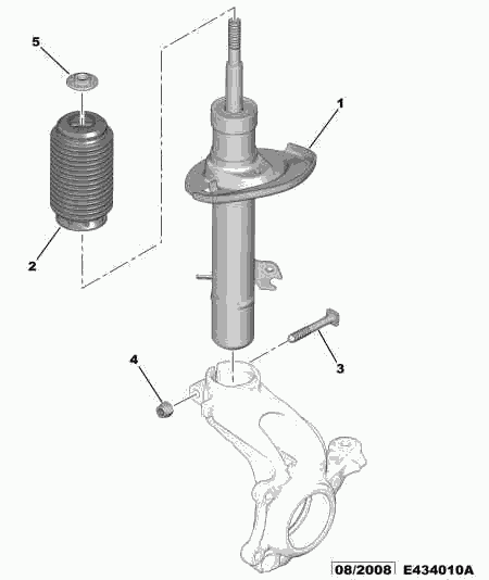 PSA 5208 C4 - Ammortizzatore www.autoricambi360.it