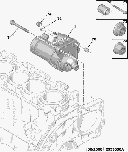 PSA 5802 Y4 - Motorino d'avviamento www.autoricambi360.it
