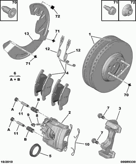 PSA 4 24 993 - Discofreno www.autoricambi360.it