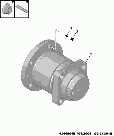 PSA 3748-A0 - Kit cuscinetto ruota www.autoricambi360.it