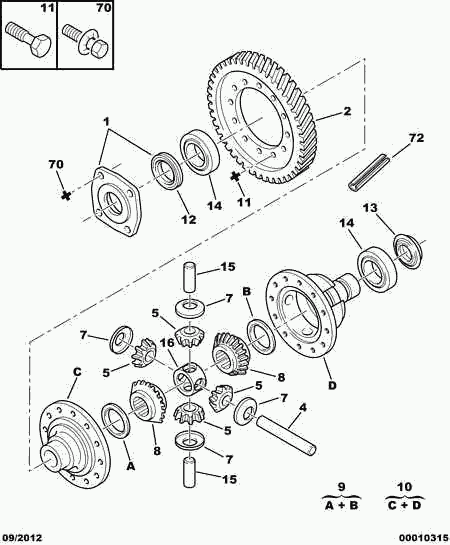 PSA 312 540 - Molla autotelaio www.autoricambi360.it