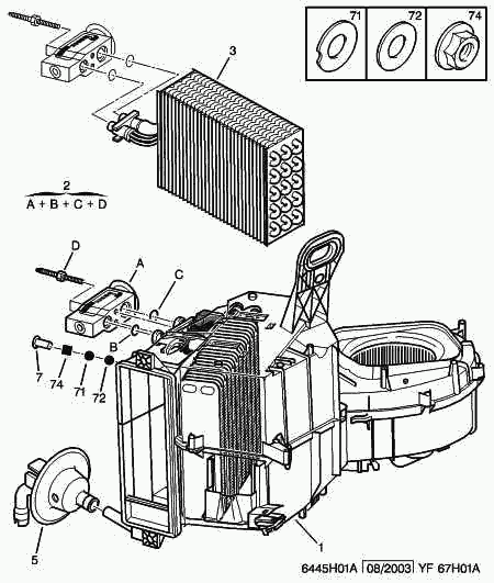 PSA 6461.F9 - Valvola ad espansione, Climatizzatore www.autoricambi360.it