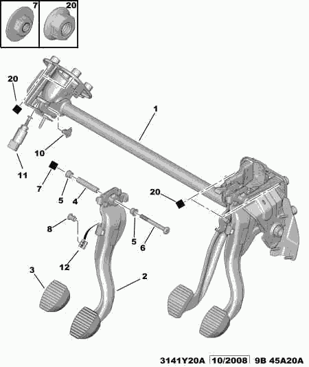 PSA 4534.48 - Interruttore luce freno www.autoricambi360.it