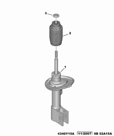 PSA 5208 87 - Ammortizzatore www.autoricambi360.it