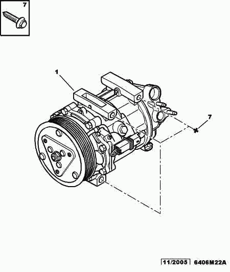 PSA 6453.WW - Compressore, Climatizzatore www.autoricambi360.it