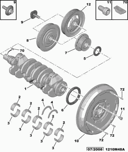 PSA 0516 A3 - Kit cinghie dentate www.autoricambi360.it